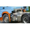 Marche-pied en inox pour Actros et Arocs 6x4 RC 1/14 - THICON MODELS 50115
