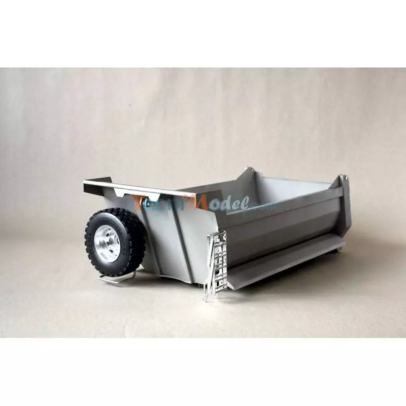 Round bucket for 3 Axles RC Truck by LESU - LESU LS-A0008-6X6