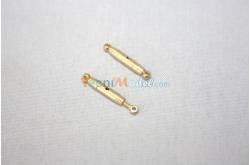 2 brass turnbuckles M2 17mm 2 ring end caps