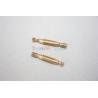 2 brass turnbuckles M2 14mm 1 split end and 1 ring end