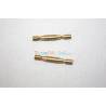 2 ridoirs laiton M2 embout cylindriques 14mm