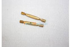 2 ridoirs laiton M2 embout cylindriques 17mm