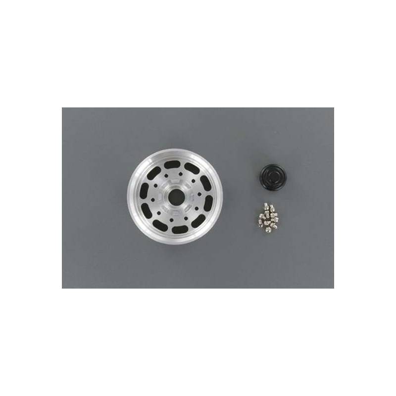 Paire de jantes larges en alu pour remorques 1/14 - Carson 500907350