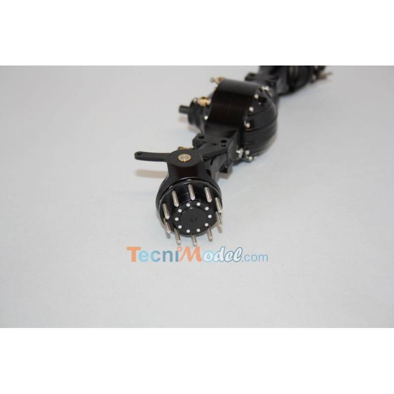 Pont avant moteur LESU avec blocage de différentiel pour camions radiocommandés 1/14