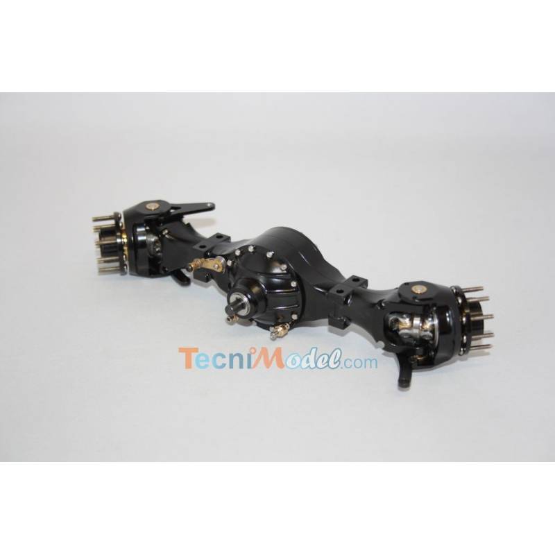 Pont avant moteur LESU avec blocage de différentiel pour camions rc 1/14 LESU Q-9008