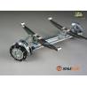 Essieu avant complet en inox avec lames de suspension pour camion rc 1/14 - THICON-MODELS 50195