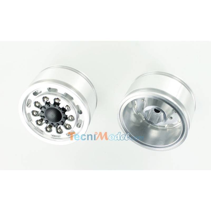 Wide aluminium wheels for hexagons for RC trucks Tamiya 1/14
CARSON 500907412