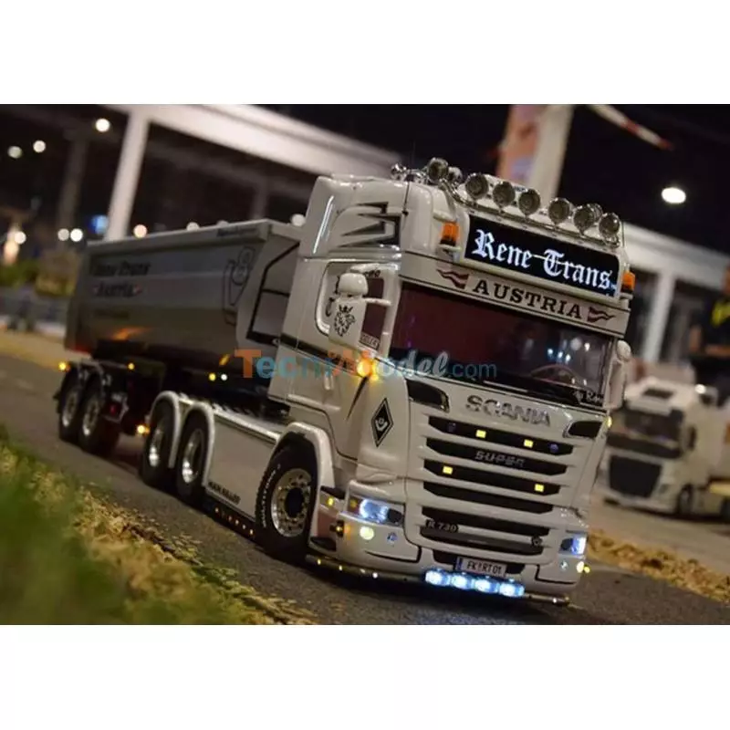 Enseigne lumineuse miniature en métal pour camion rc 1/14 Tamiya ou LESU S-1230-M