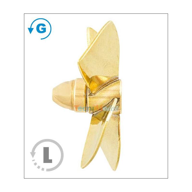 Hélice 4 pales pour tuyère Ø110mm M5 G Marque Raboesch®