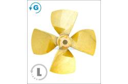 Hélice 4 pales pour tuyère 45mm M4 G