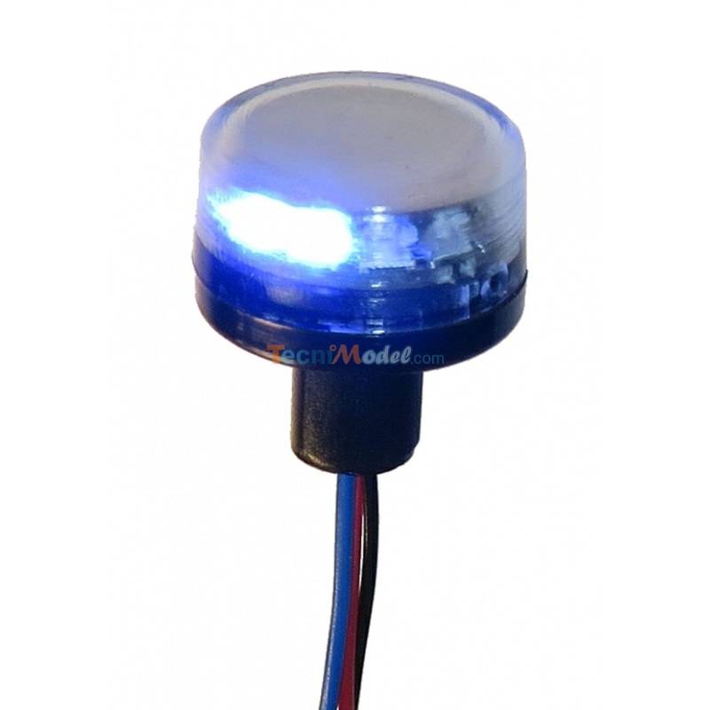 Gyrophare bleu Ø10mm PISTENKING RKLED-B