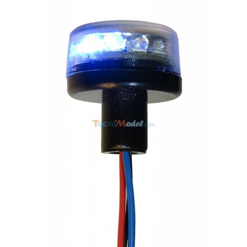 Gyrophare bleu Ø10mm PISTENKING RKLED-B