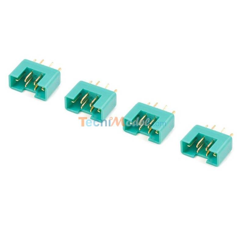 4 Connecteurs MPX Mâle - G-FORCE GF-1004-003