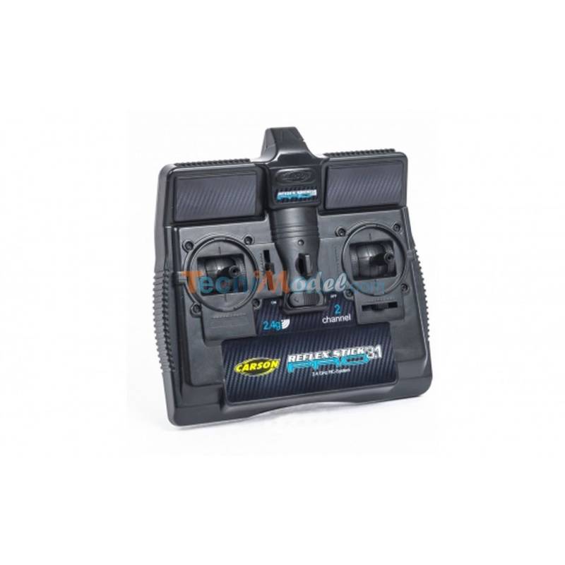 Radio Carson 2 voies Reflex Stick pro 3.1 2.4GHz - CARSON 500500084