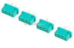 4 Connecteurs MPX Femelle - G-FORCE GF-1004-002