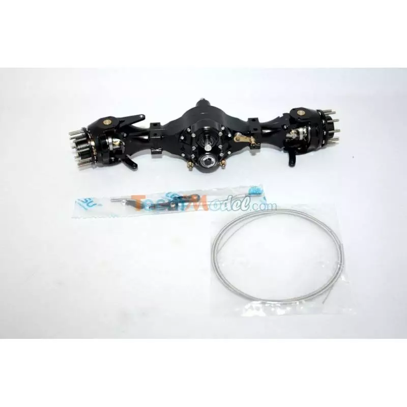 Pont avant moteur LESU avec blocage de différentiel pour camions rc LESU Q-9007-B