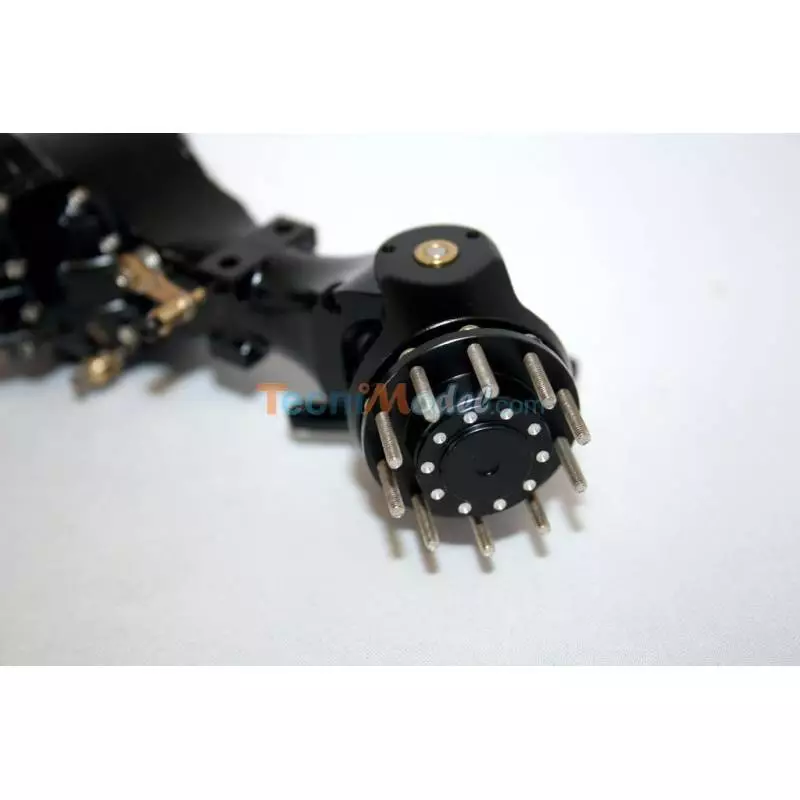 Pont avant moteur LESU avec blocage de différentiel pour camions rc LESU Q-9007-B