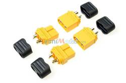 2 Paires de Connecteurs XT60 Mâle / Femelle