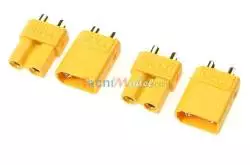 2 Paires de Connecteurs XT30 Mâle / Femelle