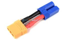Adaptateur EC5 Mâle / XT90 Femelle 10AWG