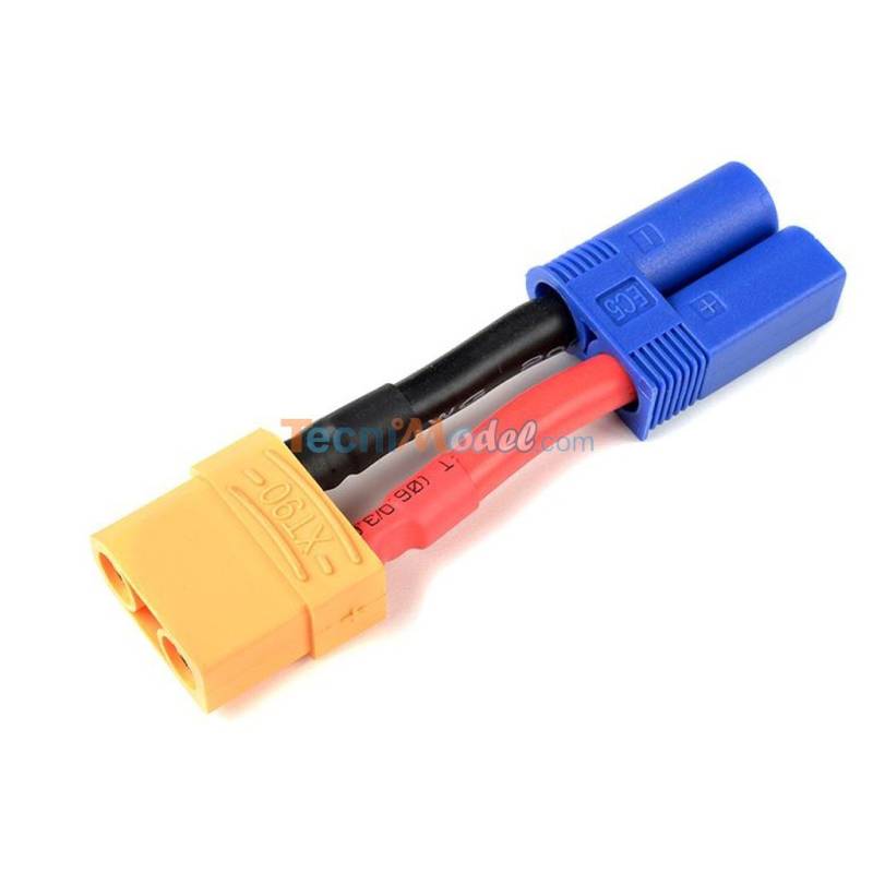 1 Adaptateur EC5 Mâle / XT90 Femelle 10AWG GFORCE GF-1301-118