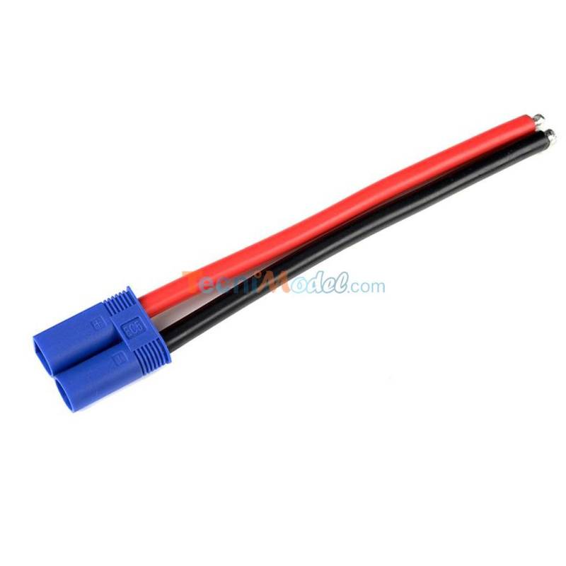 Connecteur EC5 mâle avec câble 10cm 10AWG