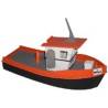 Mini Tugboat, 1/40 starter kit by Soclaine