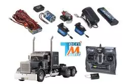 Camion Tamiya Grand Hauler Black avec Truck-Set Carson
