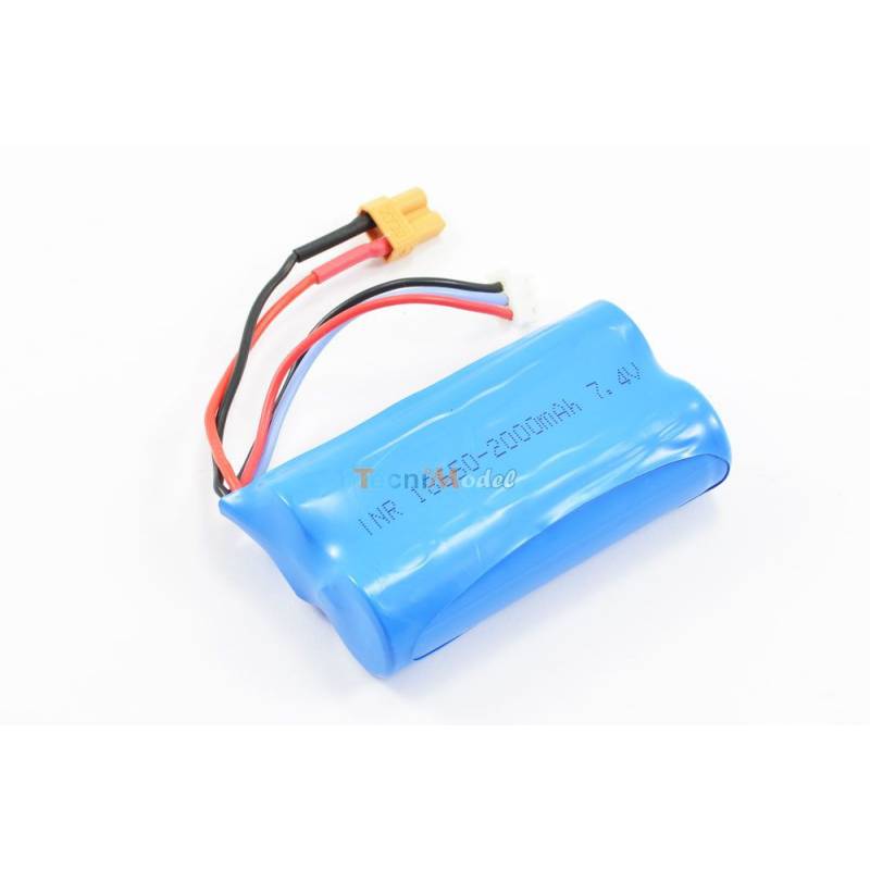 Accu Lipo 2S 7.4v 2000mAh pour pelle Huina 580