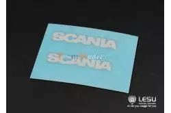 2 Logos Adhésifs pour garde-boues Scania LESU ZK-K019-17