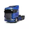 Complete set Blue Scania R620 Tamiya Truck + Truck-Set Carson