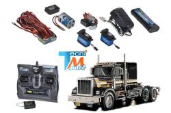 Camion Tamiya King Hauler Black Edition + Truck-Set Carson