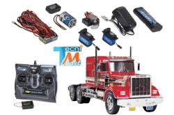 Camion Tamiya King Hauler + Truck-Set Carson