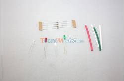Cylindrical LED kit 3mm marker lights 6v-7.2v 1 red, 1 green and 2 white