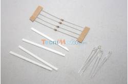 4 LEDs 1.8mm Warm white 6v-7.2v medium brightness