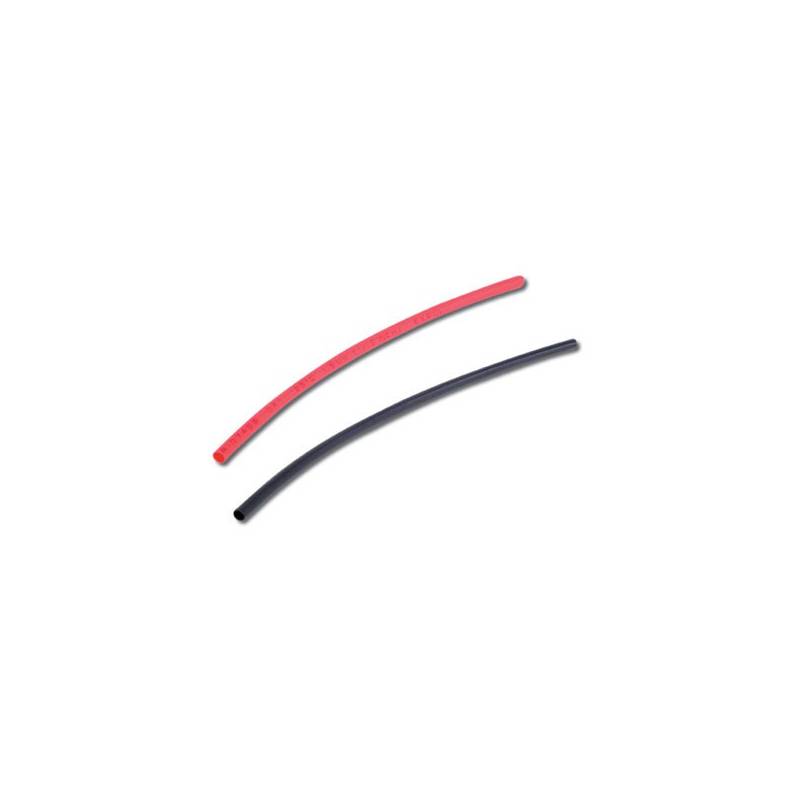 THERMO TUBE 1.5mm RED BLACK 2x50cm