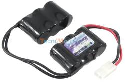 Batterie Nimh 7.2v 2100mAh Saddle Pack prise Tamiya CML VZ0012