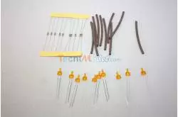 Kit de 10 Leds canon 2mm diffusantes oranges 12v