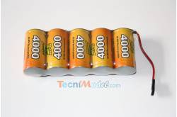 Accu de réception 6v Nimh 4000mAh prise JR