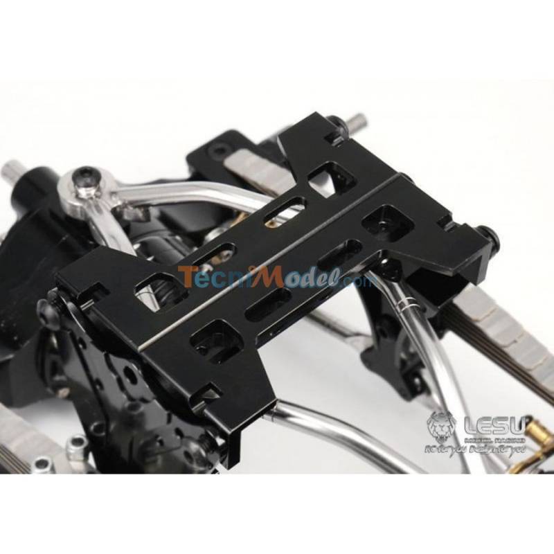 Kit de suspensions arrières métal renforcées réhaussé de 9mm LESU X-8015-A