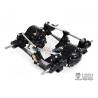 Kit de suspensions arrières métal renforcées réhaussé de 9mm LESU X-8015-A