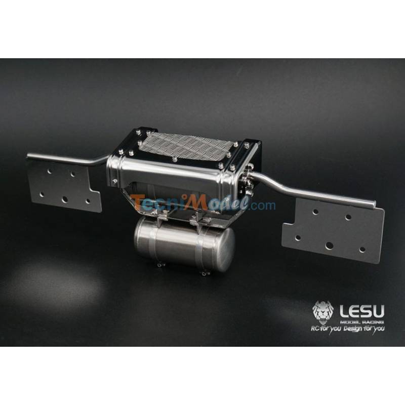 Support de feux arrières + traverse + 2 réservoirs LESU G-6200-B