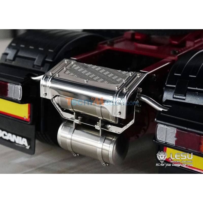 Support de feux arrières + traverse + 2 réservoirs LESU G-6200-B