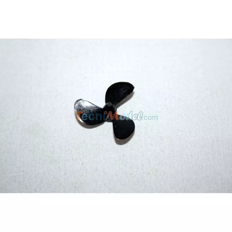 Hélice tripale classique 40mm M4 à droite en Polypropylène 2308.40
