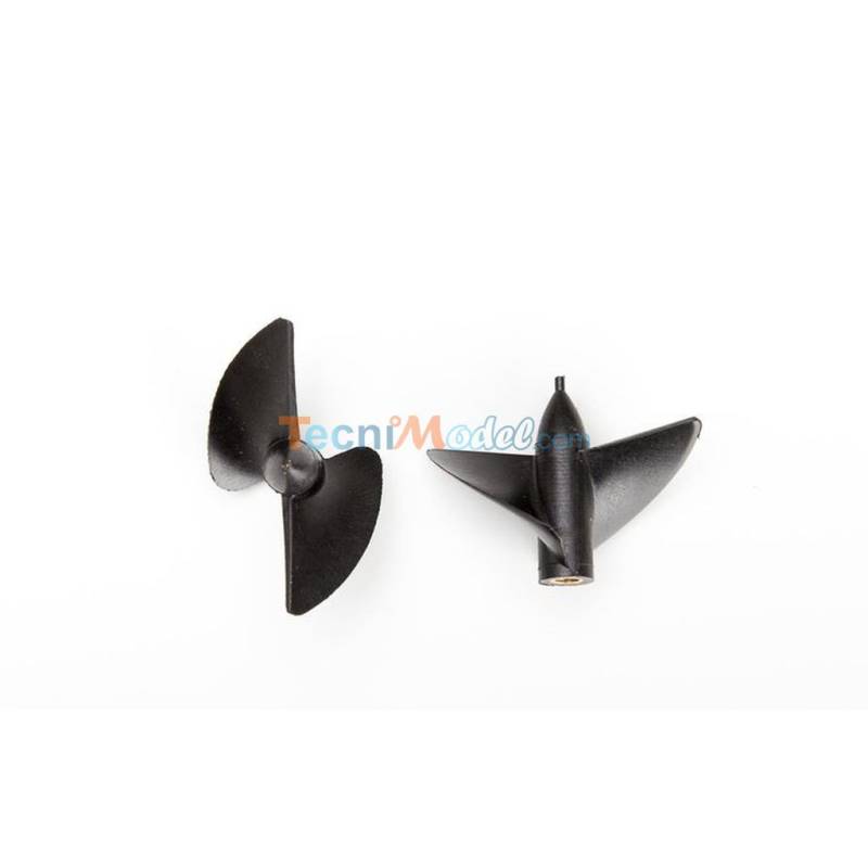 Hélice hydro bipale 42mm M4 à gauche en plastique renforcé AERONAUT 715346