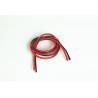 2 Câbles Silicone AWG8 8mm² Rouge/Noir 1m
