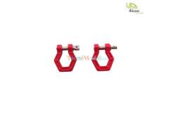 2 Manilles rouges hexagonales THICON MODELS 20101