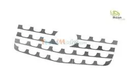Chrome decals for the 1/14 Tamiya Arocs front grille - THICON MODELS 50225
