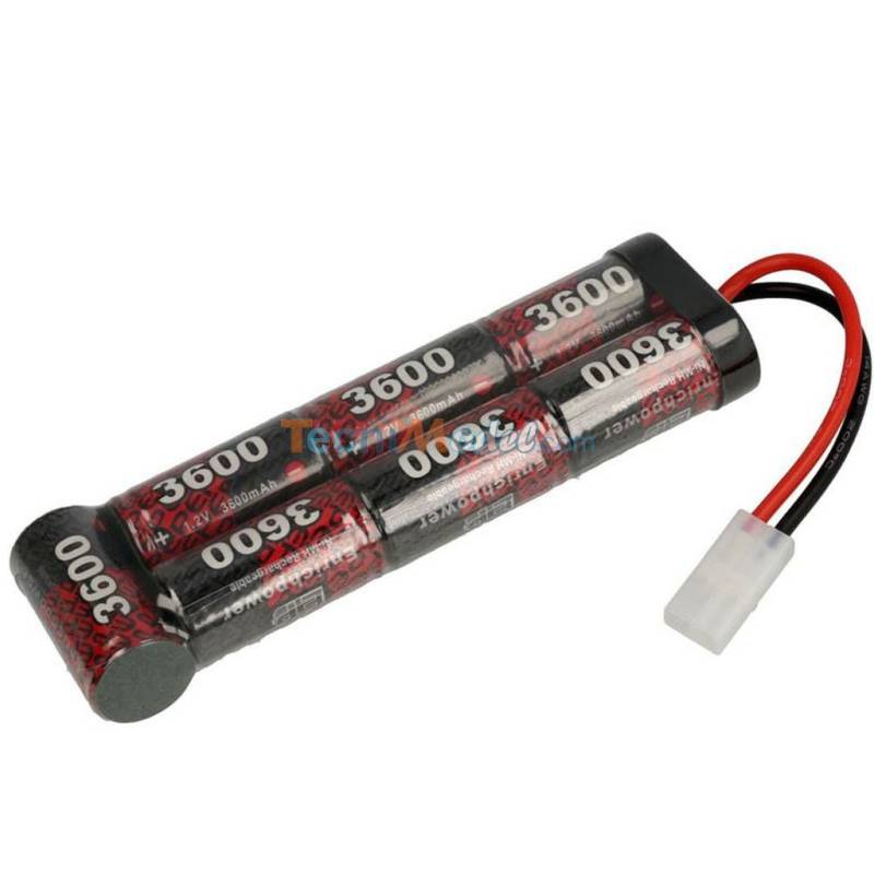 Pack 8.4v Nimh 3600 mAh avec prise Tamiya KRICK 667243