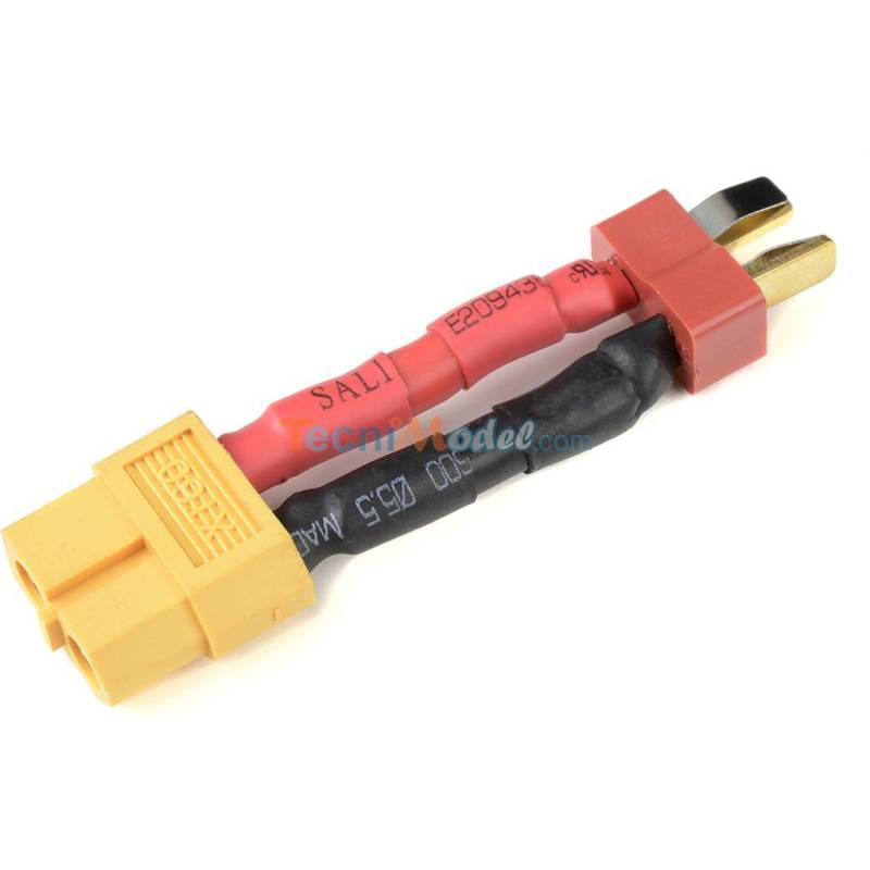 1 Cordon adaptateur Dean Mâle / XT60 Femelle 12AWG GF-1301-079